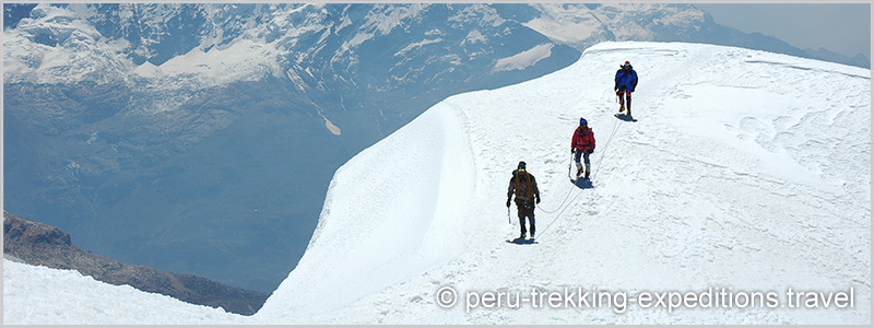 Peru: Climbing Nevados Urus (5495m), Ishinca (5530m) and Tocllaraju (6034m) 