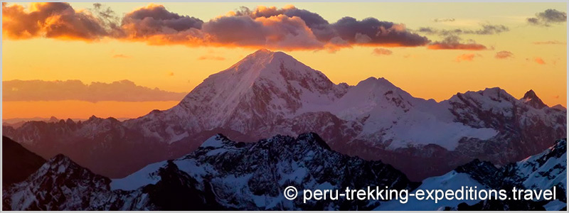 Peru: Expedition Nevados Vallunaraju (5686 m)Alpamayo (5947 m) or Huascarán (6768 m)