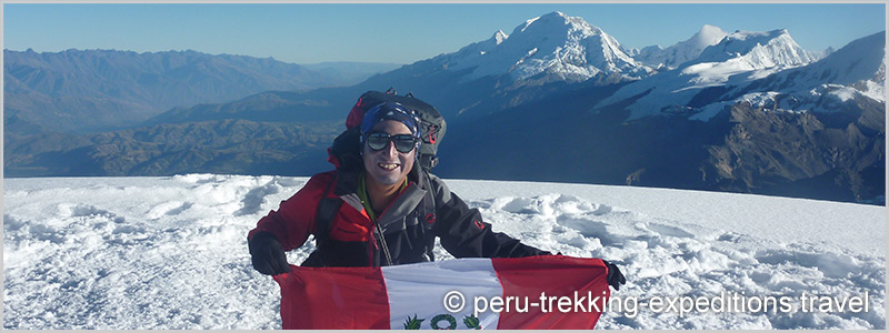 Peru: Trekking Huayhuash Climb Nevado Diablo Mudo (5350 m) & Climbing Nevado Vallunaraju (5686 m) 
